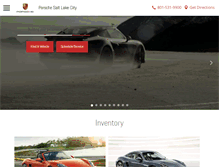 Tablet Screenshot of porschesaltlakecity.com